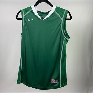 Green Nike Dri-Fit Tank Top Jersey